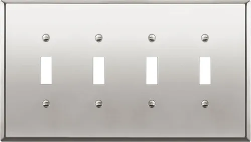 Vista 22 de LIDER Placa de Pared de Metal para Interruptor de Luz de Palanca, Cubierta de Interruptor de Acero Inoxidable, Resistente a la Corrosión