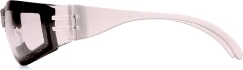 Vista 4 de Pyramex Intruder Safety Eyewear Clear Frame Full Foam Padding Clear Anti-Fog Lens