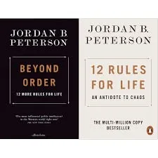 IRIPLEZO Jordan B. Peterson Best Selling Combo Books - 12 Rules For Life An Antidote To Chaos And Beyond Order 12 More Rules For Life Jordan