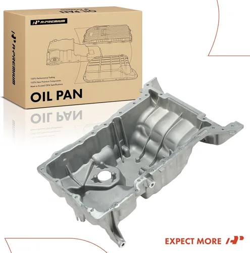 Vista 9 de A-Premium Cárter de aceite de motor con tapón de drenaje, compatible con Mercedes-Benz CLA250 2014-2019, GLA250 2015-2020, GLA250 2015-2020, 2.0L