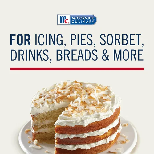Vista 7 de McCormick Culinary Extracto de coco de imitación, 16 onzas líquidas, una botella de 16 onzas líquidas de extracto aromatizante de coco