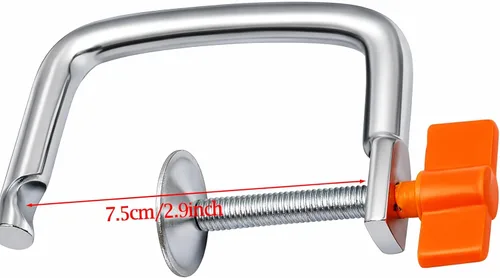 Vista 2 de Gekufa Abrazadera de repuesto para máquina de pasta, se adapta a la mayoría de las marcas compatibles con Atlas Marcato