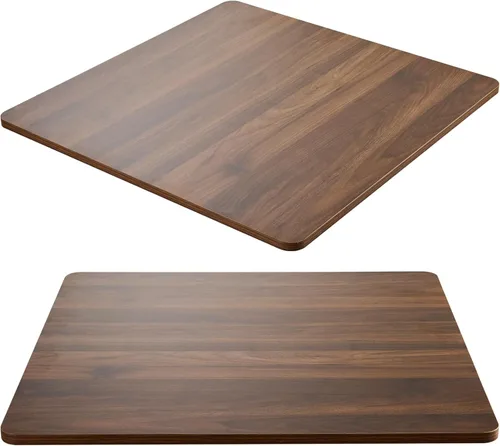 Vista 19 de Kaboon Mesa universal de 24 x 24 pulgadas, paquete de 2, solo encimera reversible de melamina, uso doméstico o comercial en interiores, 1 pulgada