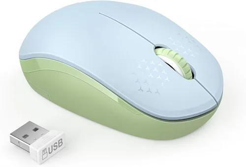 Vista 25 de Seenda - Ratón inalámbrico de 2.4G, con nanoreceptor USB, clic silencioso para computadora, portátil, PC, tableta, Mac - Negro