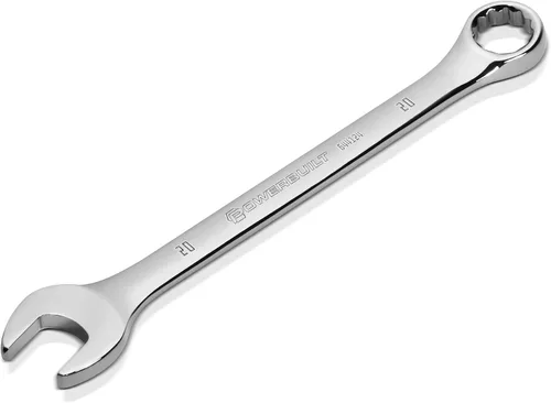 Vista 11 de Powerbuilt Llave combinada métrica de 0.236 in, caja de doble extremo de 12 puntos y extremo abierto, desplazamiento de 15 grados - 644110