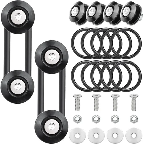 Soportes de liberación rápida para parachoques Mellbree JDM, sujetadores de parachoques delantero y trasero, bandas para maletero, kits de clips