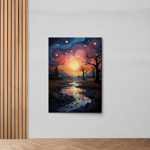 Vista 7 de The Stroll by Vincent Van Gogh, Hiking Art Print,Van Gogh Nature Art,Van Gogh Tree,Stroll Wall Art, Nature Lover Gift,Van Gogh Scenery Print