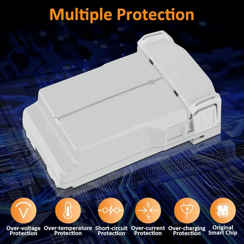 Vista 5 de Mini 3 baterías recargables 1 paquetes 3850mAh reemplazo para mini 3/mini 3 pro batería compatible con DJI Mini 3/Mini 3 Pro Drone