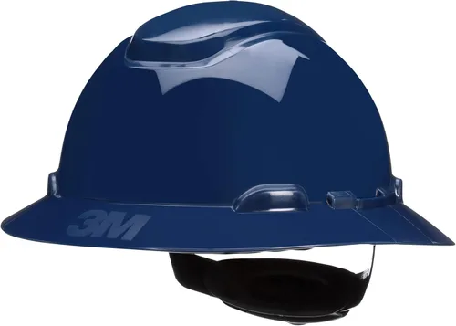 Vista 17 de 3M Hard Hat SecureFit H-800 Series Casco de seguridad estilo ala completa con sensor Uvicator, suspensión de trinquete de difusión de presión de 4