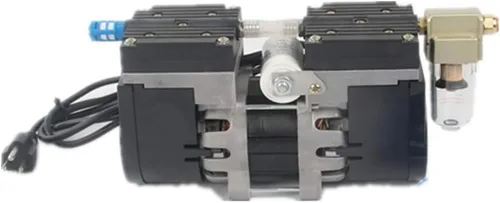 Vista 2 de Bomba de vacío de diafragma de laboratorio 24L Bomba de vacío sin aceite médica sin aceite bomba de aire -95Kpa con filtro de aire