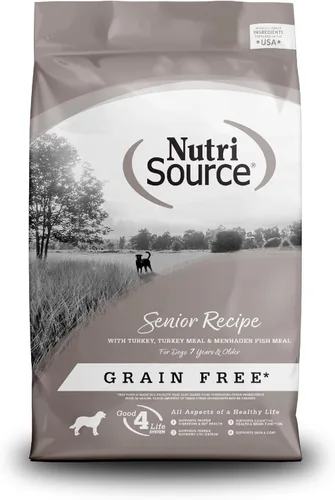 Vista 8 de NutriSource Alimento seco para perros sin granos para control de peso, pavo, harina de pescado blanco y harina de pescado Menhaden, 26 libras