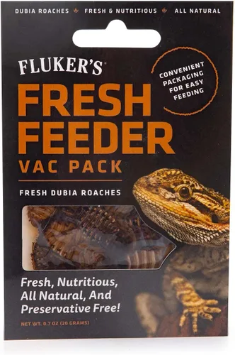 Vista 10 de Fluker's Fresh Feeder Vac Pack Grillos, totalmente naturales y sin conservantes, ideal para reptiles, pájaros o animales pequeños, 0.7 onzas
