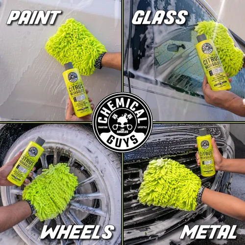 Vista 9 de Chemical Guys Jabón de espuma para lavado de automóviles Citrus Wash & Gloss - Jabón de espuma con fórmula de alta espuma para cañones de espuma