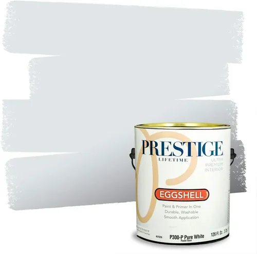 Vista 169 de Prestige Paints. - Base y pintura para exteriores en un solo galón, 1 galón. plano, comparable con Sherwin Williams Topsail.