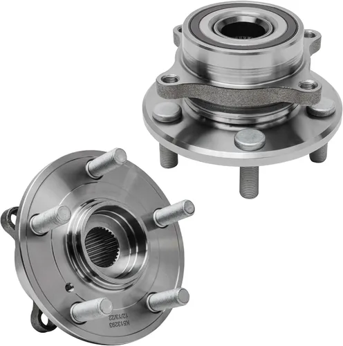 Vista 503 de Detroit Axle - Kit de cubos de rodamiento de rueda delantera de 6 piezas para Dodge Dart 2013-2016, Chrysler 200 2015-2017, 2 cojinetes de rueda