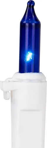 Vista 4 de Northlight Mini luces incandescentes de Navidad, multicolor, cable blanco de 4 pies, 20