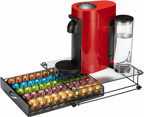 Vista 8 de Rice rat Soporte para cápsulas Nespresso Vertuo Pod Holder para cápsulas Vertuoline (50 cápsulas)