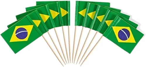 Vista 9 de JAVD CYPS - 100 banderas de palillo de dientes cubano, mini palillo pequeño para cupcakes, banderas cubanas, selecciones de campo, decoración