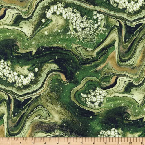 Vista 4 de QT Fabrics Fusion II Swish Orange, Tela por yarda