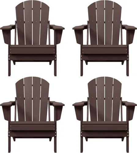Vista 39 de Westin Outdoors Laguna WO Home - Silla plegable Adirondack para exteriores, muebles retro tradicionales para el hogar, para playa, balcón, patio