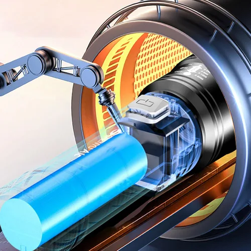 Vista 7 de Linternas LED de alto brillo Linternas recargables portátiles regulables para acampar al aire libre senderismo