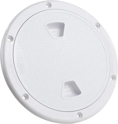 Vista 9 de Five Oceans Escotilla para barco, escotilla de acceso marítimo, escotilla redonda de placa de inspección con cubierta desmontable, antideslizante