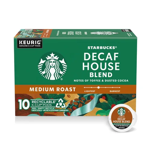 Vista 9 de Cápsulas de café K-Cup sin cafeína de Starbucks — Pike Place Roast para cafeteras Keurig — 1 caja (24 cápsulas)