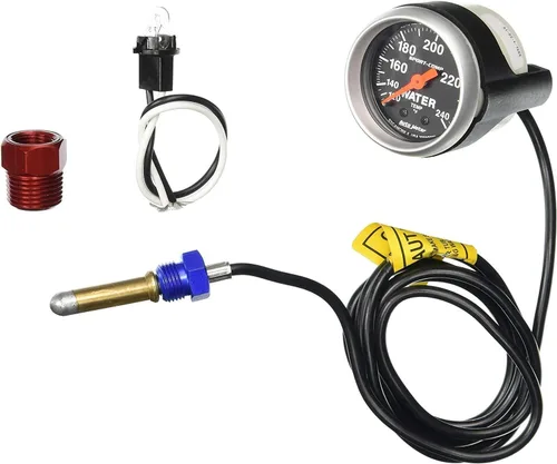 Auto Meter 3332 Sport-Comp Medidor mecánico de temperatura del agua, 2 1/16"