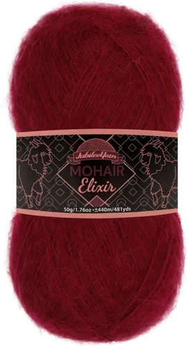 Vista 52 de JubileeYarn Mohair Elixir Yarn - 50g/Skein Baby Wool Blend - Cosmopolitan - 1 Skein