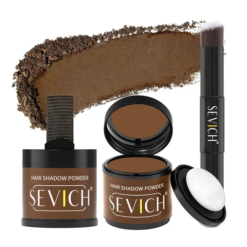 Vista 19 de Polvo para Línea de Cabello Sevich 2.0, Oculta Instantáneamente la Pérdida de Cabello, Polvo para Toque de Raíces, Sombra de Cabello para Mujeres