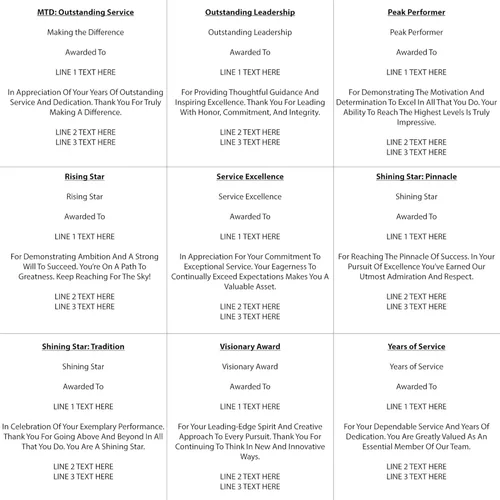 Vista 8 de Baudville Trofeo grabado - Acrílico transparente - Acentos de estrella - Premio para empleados - Grabado personalizado