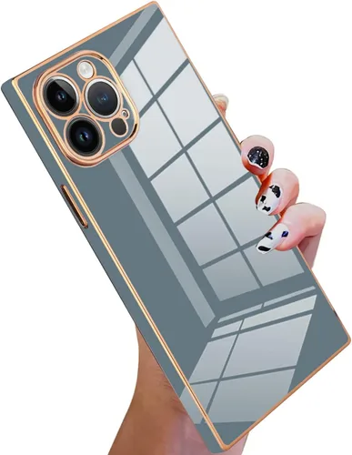 Vista 120 de KANGHAR Funda compatible con iPhone 12 de lujo con bonito diseño galvanizado, carcasa de cuerpo completo, antiarañazos, a prueba de golpes, funda
