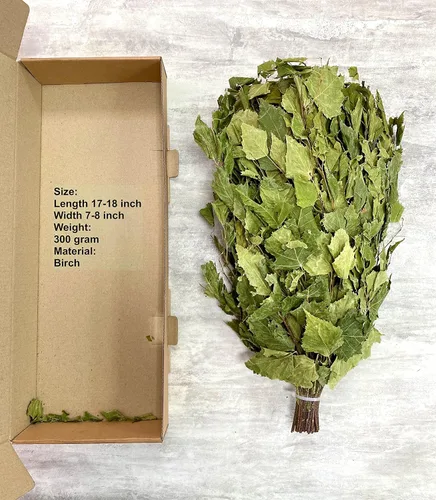 Vista 3 de ECOVENIK Temporada 2023 - Ramas naturales secas para sauna Accesorios para Banya 100% hecho a mano (fabricado en Europa)