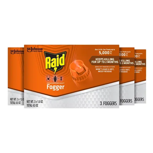 Vista 12 de Raid - Fumigadores concentrados de largo alcance, 4.5 oz (Paquete de 3 x 1.5 oz)