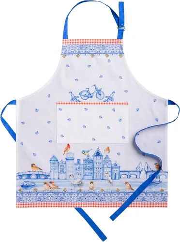 Vista 52 de Maison d' Hermine 100% Cotton Apron for women with Pocket Kitchen Chef Apron for Men Cooking Mothers Day Gifts