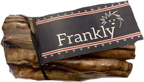 Vista 2 de Frankly Rollo de carne de res con sabor a pollo Cuero crudo envuelto en pollo pequeño para entrenar perros pequeños y grandes Masticables