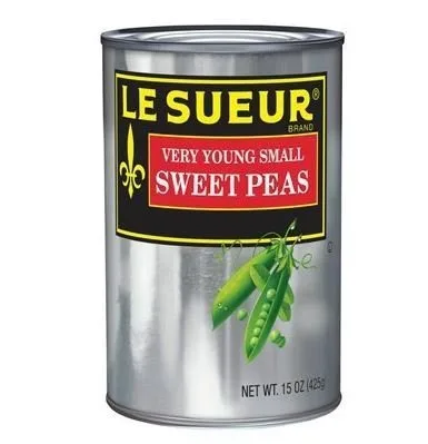 Le'sueur Very Young - Guisantes dulces pequeños, 15 onzas (paquete de 6) Le Sueur