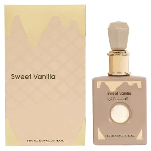 Perfume de vainilla dulce para mujer, vainilla, caramelo, dulce, floral, Eau de Parfum fragancia de larga duración para mujeres, 3.40 onzas / 3.4 fl