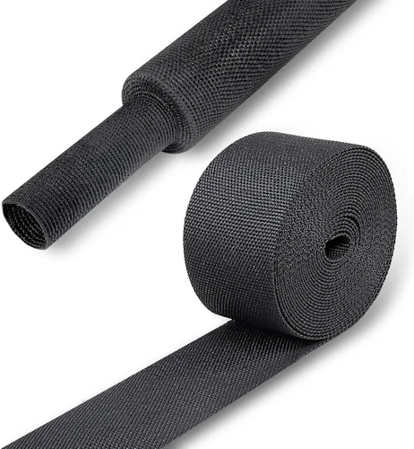 Vista 19 de Funda Termorretráctil para Cables 2:1 Manga de Cable Trenzada Retráctil de 1-1/8 Pulgadas ID-46ft Protección contra la Abrasión Tela Flexible