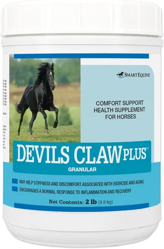 Uckele Suplemento para caballos Devils Claw Plus - Suplemento equino de vitaminas y minerales - 2 libras (lb)
