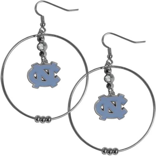 Vista 31 de Siskiyou Sports Pendientes de aro NCAA, 2 pulgadas