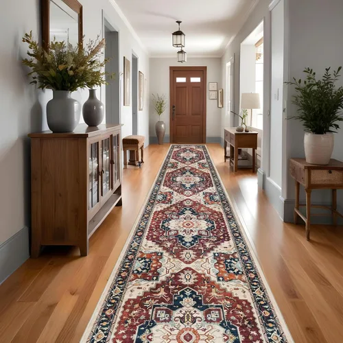 Vista 41 de Alfombra de pasillo lavable de 2 x 3 pies - Alfombra antideslizante resistente a las manchas, alfombras y tapetes de cocina duraderos