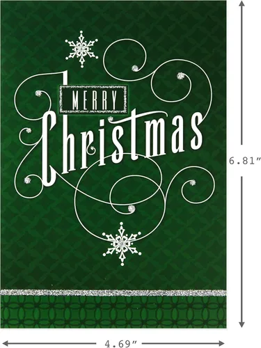 Vista 10 de Hallmark Image Arts - Juego de tarjetas navideñas en caja, elegantes letras (4 diseños, 24 tarjetas con sobres)