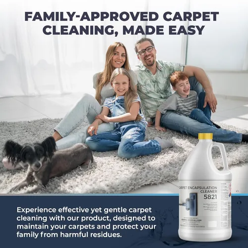Vista 2 de Carpet Encapsulation Cleaner 5821 - Champú para alfombras para tapicería, alfombras y lana, secado rápido, limpieza consciente de la naturaleza