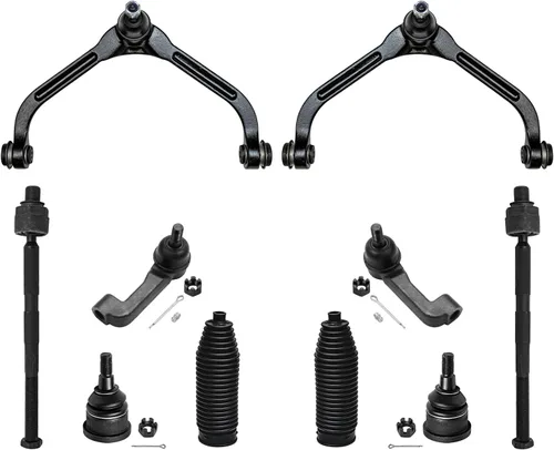 Vista 193 de Detroit Axle - Kit de suspensión de 10 piezas para Nissan Frontier Xterra Pathfinder 2005-2012, 4 brazos de control superiores inferiores