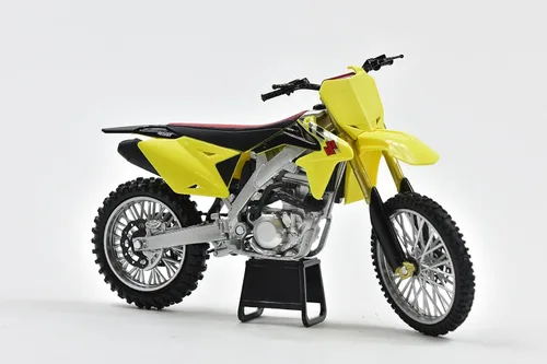 Vista 5 de New-Ray 1/12 Suzuki RM-Z450 2014 Suzuki Motocross/Bicicleta todoterreno, amarillo, (57643)