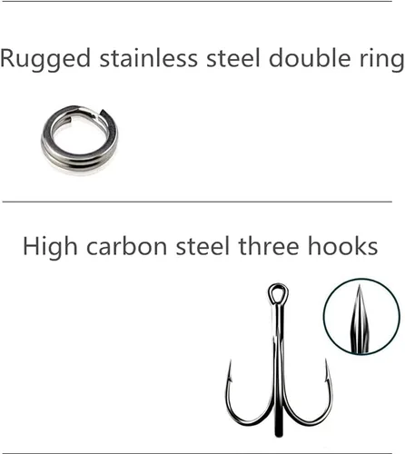 Vista 6 de CrankBait Mini CrankBaits - Kits de señuelos de pesca para buceo profundo poco profundo flotante Swimbait duro para lubina, trucha, lucio y agua