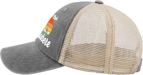 Vista 3 de Jimmy Hat It's 5 O'Clock Somewhere Hat Trucker Hat Men Vintage Mesh Cap for Summer