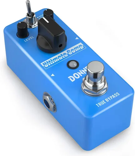 Vista 10 de Donner - Pedal de guitarra de distorsión Morpher Mini, 3 modos de distorsión, natural, apretado, clásico, metal de los 80 Crunch para guitarra