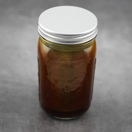 Vista 4 de Filtro de café frío para tarro Mason de boca ancha, acero inoxidable 304 de grado alimenticio, malla ultrafina, infusor de té y frutas, cafetera